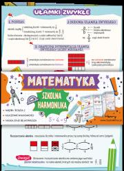 Opakowanie Ściąga Harmonjka Matematyka Ułamki zwykłe i dziesiętne