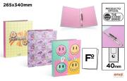 Opakowanie Segregator 4-ringowy 265x340mm Emoji MIX