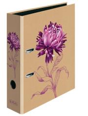Opakowanie Segregator A4 8cm Chryzantema kraft HERLITZ