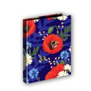 Opakowanie Segregator A5/2 Kwiaty Polskie Maki w fiolecie