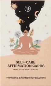 Self-Care Affirmation Cards. Autor:   Praca zbiorowa. Dadada.pl Okładka książki Self-Care Affirmation Cards