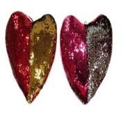 Opakowanie Serce cekinowe 37cm MIX