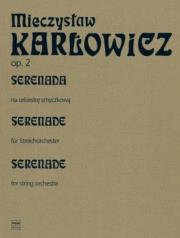 Okładka książki Serenada op. 2 na orkiestrę smyczkową
