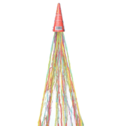 Opakowanie Serpentyny w rożku