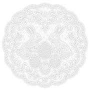 Opakowanie Serwetka na koszyczek - wielkanocne wzory