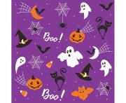 Opakowanie Serwetki papierowe Halloween Purple 33x33cm 20szt
