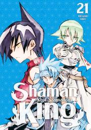 Shaman King. Tom 21. Autor: Hiroyuki Takei. Dadada.pl Okładka książki Shaman King. Tom 21