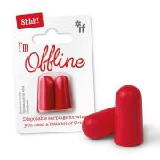 Opakowanie Shhh! Zatyczki do uszu - I'm Offline