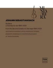 Okładka książki Siciliana z II Sonaty Es-dur BWV 1031