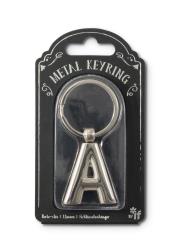 Opakowanie Silver Letter Keyring - brelok do kluczy litera A
