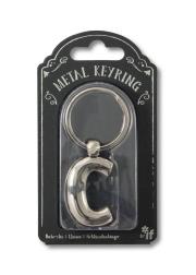 Opakowanie Silver Letter Keyring - brelok do kluczy litera C