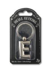 Opakowanie Silver Letter Keyring - brelok do kluczy litera E