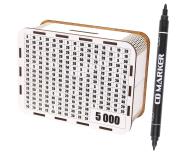 Opakowanie Skarbonka duża wykreślanka 5000+Marker