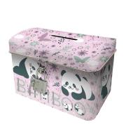 Opakowanie Skarbonka z kłódką Kuferek Panda