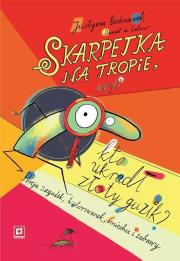 Skarpetka na tropie. Autor: Justyna Bednarek. Dadada.pl Okładka książki Skarpetka na tropie