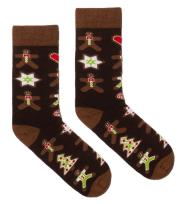 Opakowanie Skarpetki bawełna org. Świąteczne Pierniki 42-46