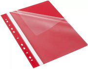 Opakowanie Skoroszyt Budget PP A4 z perf. Evo czerw. (25szt)