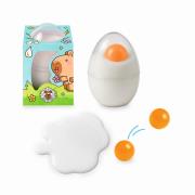 Slime jajko z żółtkiem kauczukową piłeczką. Wydawca: TRENDHAUS. Dadada.pl Opakowanie Slime jajko z żółtkiem kauczukową piłeczką