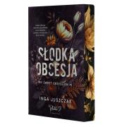 Słodka obsesja. Autor: Inga Juszczak. Dadada.pl Okładka książki Słodka obsesja
