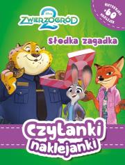 Okładka książki Słodka zagadka. Disney Zwierzogród 2. Czytanki naklejanki