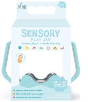 Opakowanie Słoik sensoryczny do napełnienia wodą błękitny