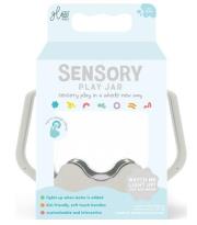 Opakowanie Słoik sensoryczny do napełnienia wodą szary