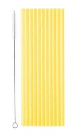 Opakowanie Słomki plastikowe żółte 23cm 12 szt