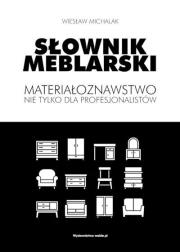 Okładka książki Słownik meblarski