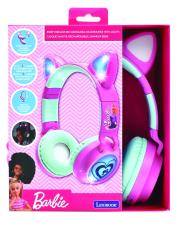 Opakowanie Słuchawki 2w1 Barbie ze świecącymi kocimi uszkami Lexibook HPBTKTBB