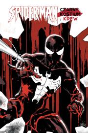 Spider-man. Czarny kostium i krew. Autor: J.M. DeMatteis, Michael Straczynski. Dadada.pl Okładka książki Spider-man. Czarny kostium i krew