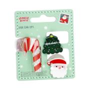 Opakowanie Spinki do włosów Christmas Jingle Bunch 3szt