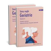 Stany nagłe Geriatria Tom 1-2. Autor: dr n. med. Katarzyny Broczek, dr n. med. Krzysztofa Jankowski. Dadada.pl Okładka książki Stany nagłe Geriatria Tom 1-2