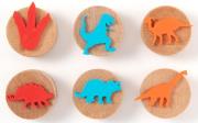 Opakowanie Stemple drewniane dinozaury 6szt