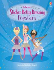 Sticker Dolly Dressing Popstars. Autor: Bowman Lucy. Dadada.pl Okładka książki Sticker Dolly Dressing Popstars