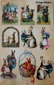 Opakowanie Stikery wielkanocne Vintage Sticker 16x25cm