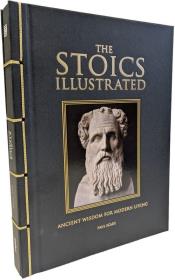Stoics Illustrated wer. angielska. Autor: Paul Scade. Dadada.pl Okładka książki Stoics Illustrated wer. angielska