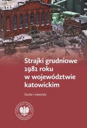 Okładka książki Strajki grudniowe 1981 roku w województwie katowickim. Studia i materiały