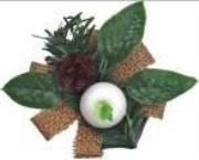 Opakowanie Stroiki świąteczne na jutowej wstążce 10cm 3szt