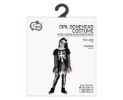 Opakowanie Strój dla dzieci Dziewczyna Kościotrup 110/120cm