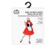 Opakowanie Strój dla dzieci Dziewczynka w czerwonym.. 130/140