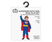 Opakowanie Strój dla dzieci Superbohater z peleryną 110/120cm