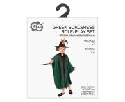 Opakowanie Strój dla dzieci Zielona Czarodziejka 130/140cm