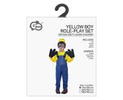 Opakowanie Strój dla dzieci Żółty Ludzik chłopiec 110/120 cm