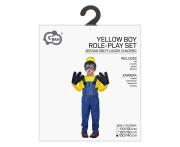 Opakowanie Strój dla dzieci Żółty Ludzik chłopiec 130/140cm