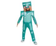 Opakowanie Strój Steve Diamond Minecraft rozm.M (7-8 lat)