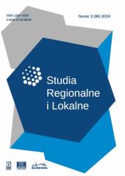 Okładka książki Studia Regionalne i Lokalne 2/2024