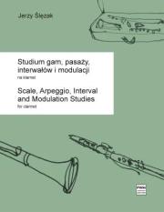 Okładka książki Studium gam, pasaży, interwałów i modulacji