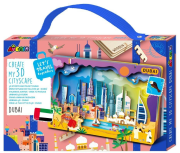 Stwórz pejzaż miejski Dubaj - puzzle drewniane 3D. Wydawca: AVENIR. Dadada.pl Opakowanie Stwórz pejzaż miejski Dubaj - puzzle drewniane 3D