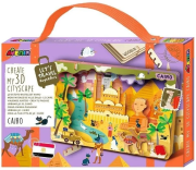 Stwórz pejzaż miejski Kair - puzzle drewniane 3D. Wydawca: AVENIR. Dadada.pl Opakowanie Stwórz pejzaż miejski Kair - puzzle drewniane 3D