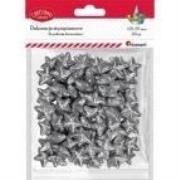 Opakowanie Styropianowe gwiazdki 20x18mm srebrne 60szt